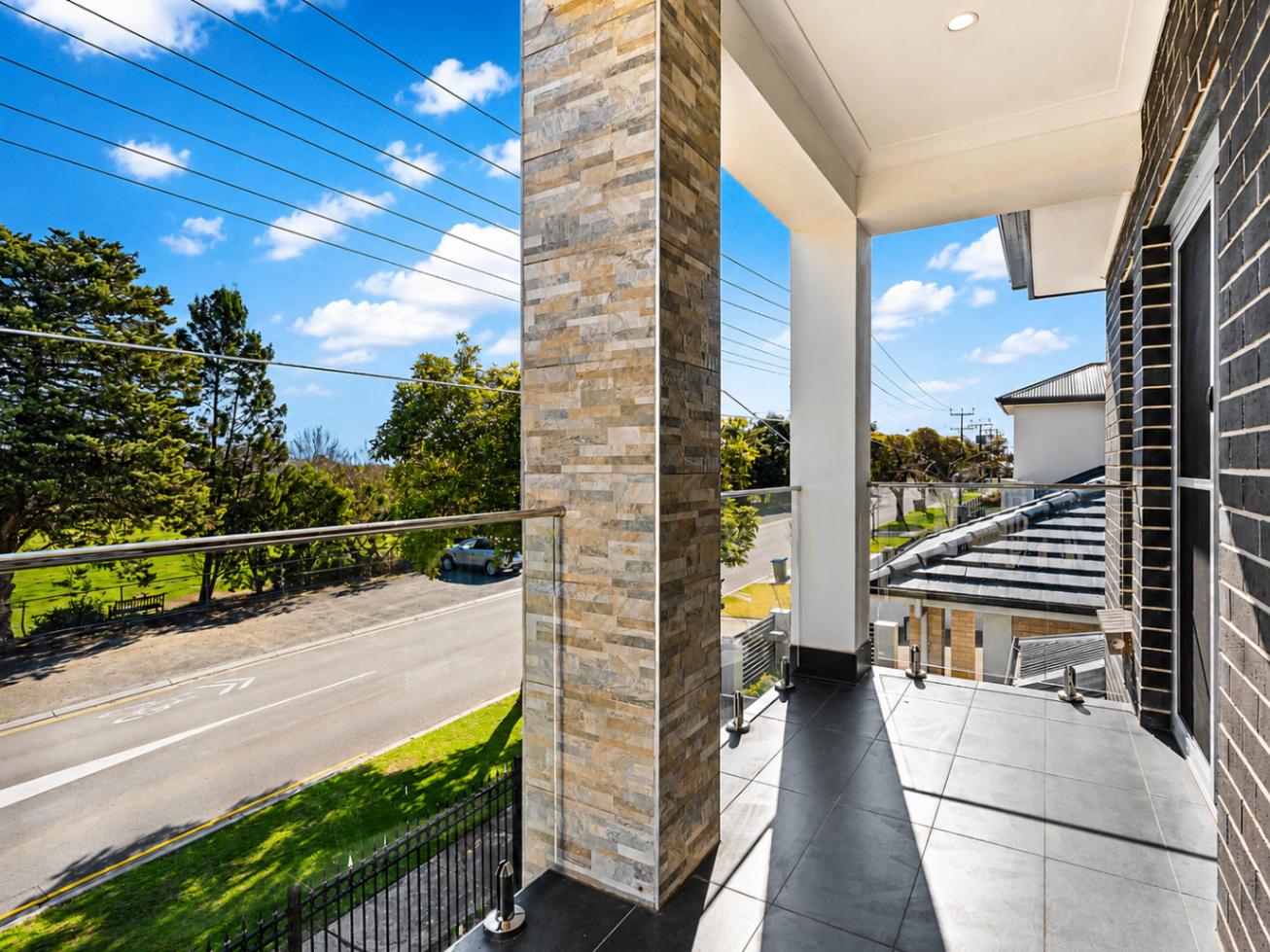 Outdoor area of Comfort at Clearview, an Airbnb managed by Luxe Managements in Clearview, Adelaide