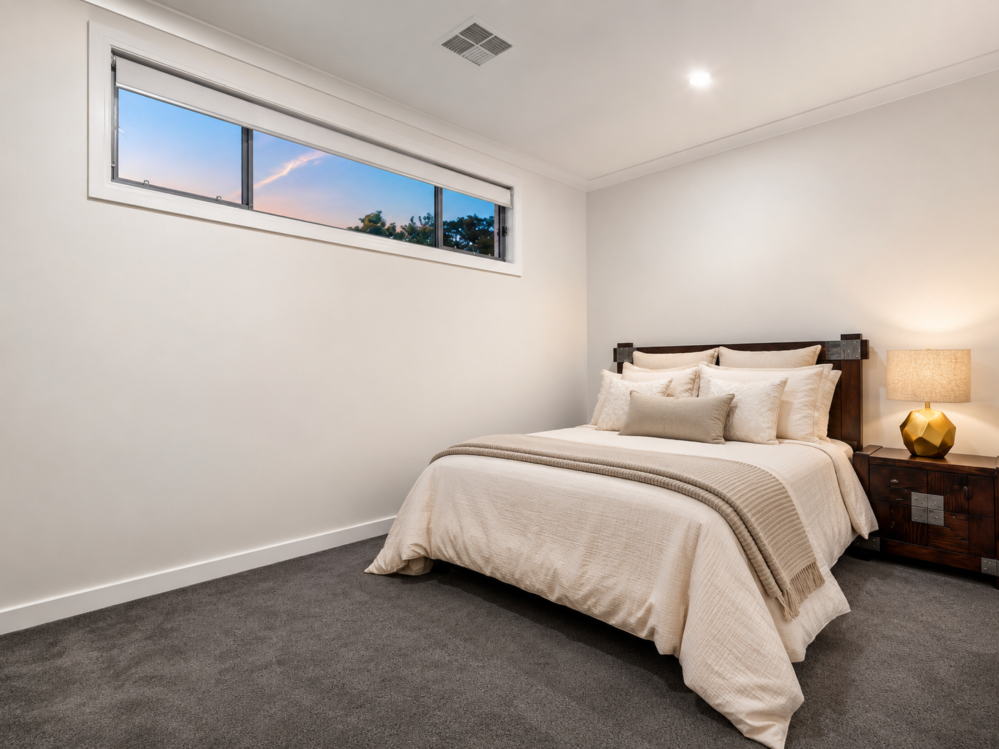 Master bedroom of Family Home in Enfield, a Luxe-managed short-term rental in Enfield, Adelaide