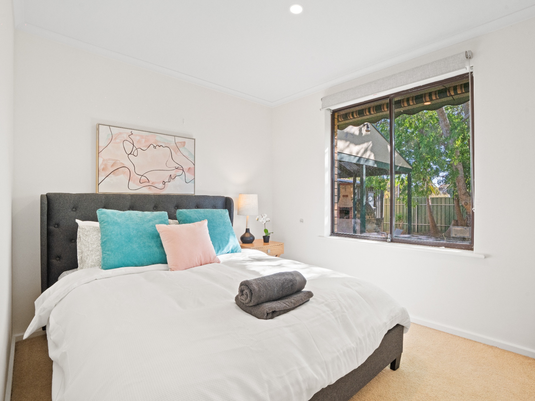 Master bedroom of Stay at Seaford, a professionally managed short-stay rental in Seaford, Adelaide