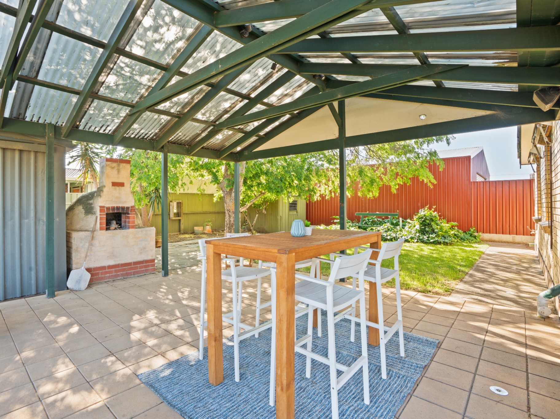 Outdoor area of Stay at Seaford, a Luxe-managed Adelaide Airbnb in Seaford, Adelaide